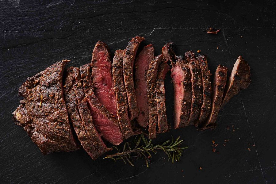 Flat Iron Steak med Pommes Duchesse